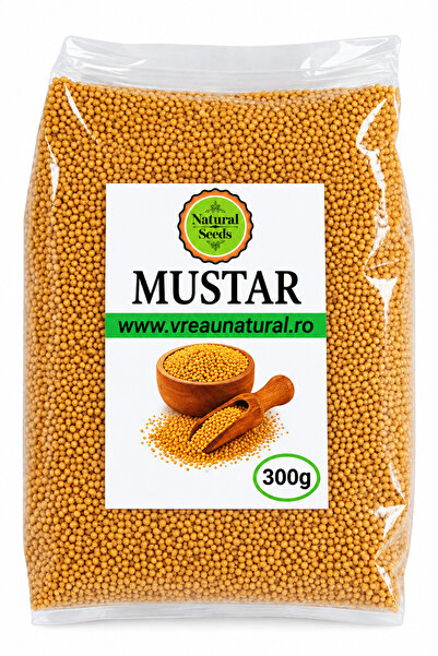 Natural Seeds Product Mustar alb boabe 300 gr