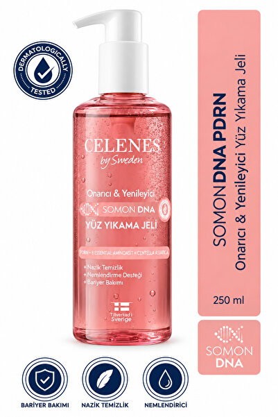 celenes by sweden Somon DNA PDRN Onarıcı & Yenileyici Yüz Yıkama Jeli, 250 ml