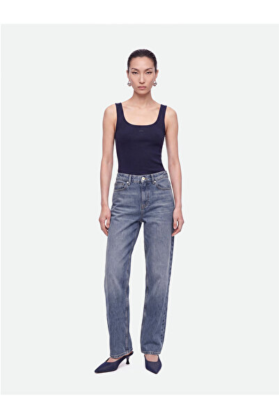 Nocturne Bisiklet Yaka Crop Top