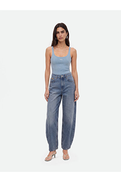 Nocturne Bisiklet Yaka Crop Top