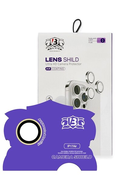 SORA GROUP ®   iPhone 17 Air Bilvis Titan Kamera Lens - Gold