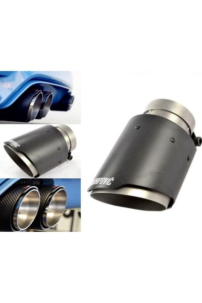 Akrapovic AKRAPOVİÇ Akrapoviç egzoz ucu mat karbon model 90mm