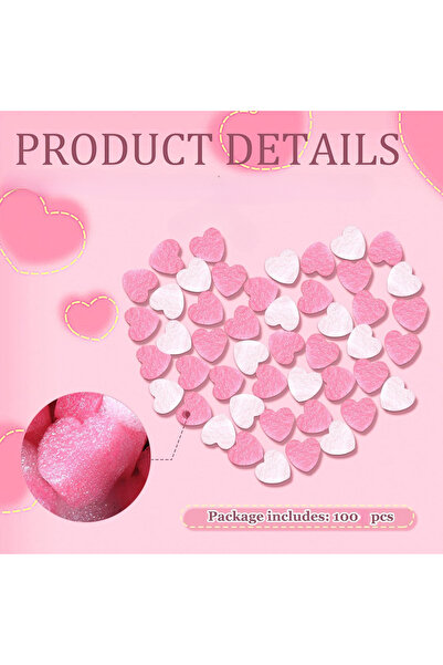 Choice 100pcs style A 100pcs Valentine Gift Box Filler Shreds Mini Heart Shap...