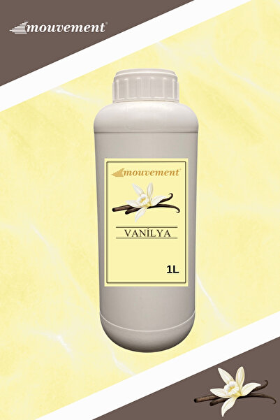 MOUVEMENT Vanilya Reed Diffuser Refill 1000 ml - Oda Kokusu Yedek Şişesi + 20...