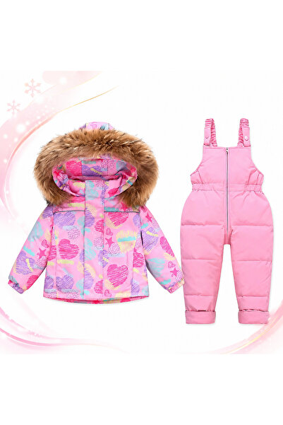 Sofia Concept Set Fas copii Geaca si Salopeta, Roz Pal, Sofia CONCEPT®, 100 c...