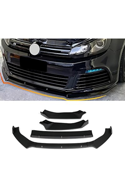autogp Vw golf 6 R ön tampon altı lip 3 parça kulaklı