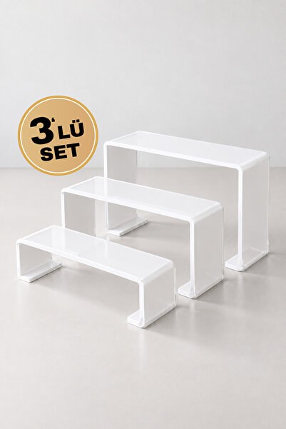 Acar Raf Cosmetic Product Organizer Shoes and Hobby-figure Display Stand 3-Pi...