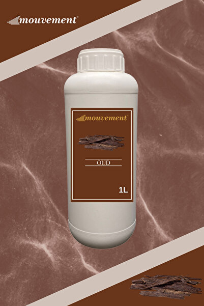 MOUVEMENT Ud Reed Diffuser Refill 1000 ml - Oda Kokusu Yedek Şişesi + 20 Adet...