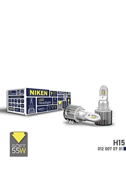 Niken H15 led xenon far ampulü seti nova soft 9000lm