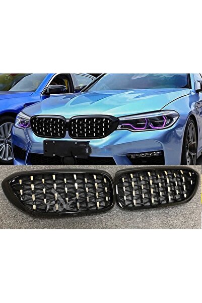 Genel Markalar AUTOGP Bmw G30 ön panjur böbrek diamond model piano black 2017...