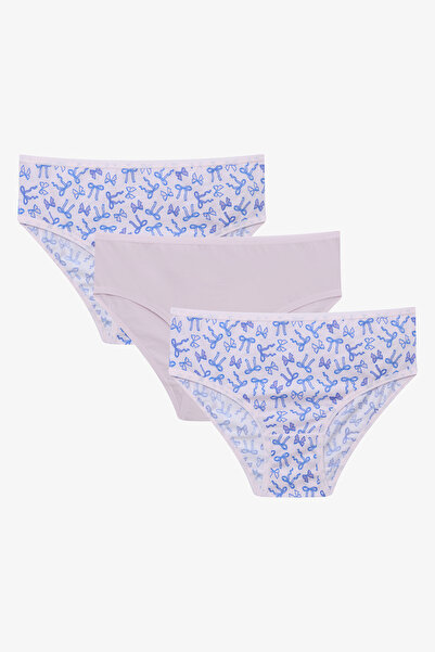 Penti Kız Çocuk Ribbon Çok Renkli 3'lü Slip