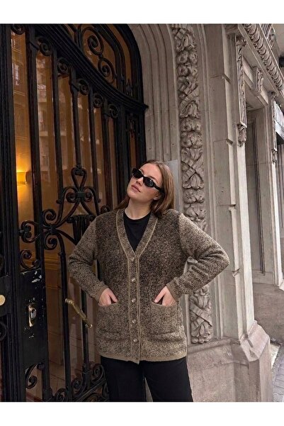 onno style women سترة كلاسيكية مزينة بأزرار بنمط كارياجدي