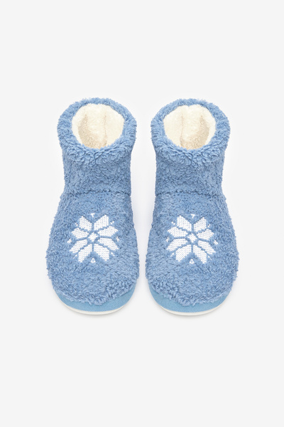 Penti Snowflake Mavi Ev Botu