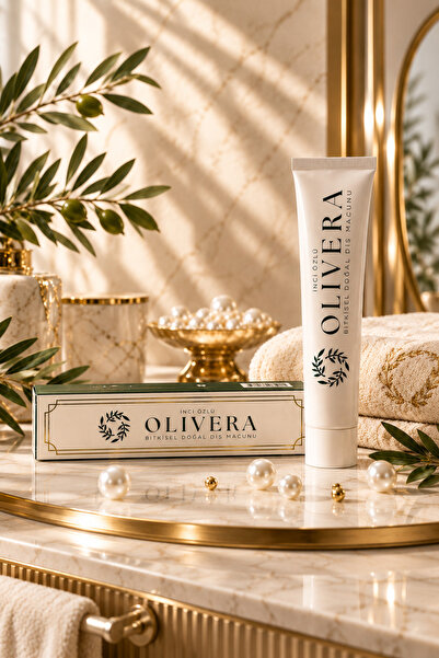 Olivera Florürsüz Vegan İnci Özlü Doğal Bitkisel Diş Macunu 75 ml