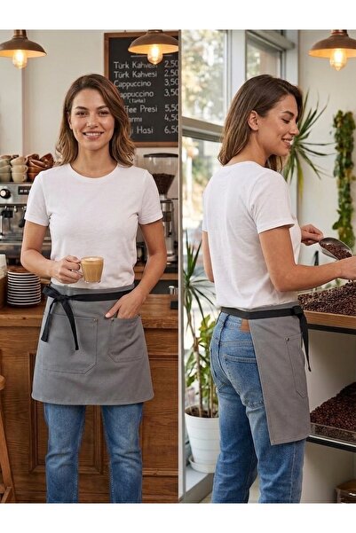 Monki Haus Cafe, Barista, Kuaför, Barmen, Çiçekçi, Mutfak Önlük, Leke Tutmaz,...
