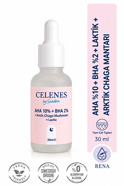 Celenes Skin Tone Equalizing and Revitalizing Rena Aha Bha Serum - Arctic Cha...