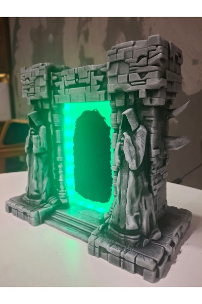 Warcraft Esintili Dark Portal LED Masa Lambası – USB 5V – Aç/Kapa Butonlu