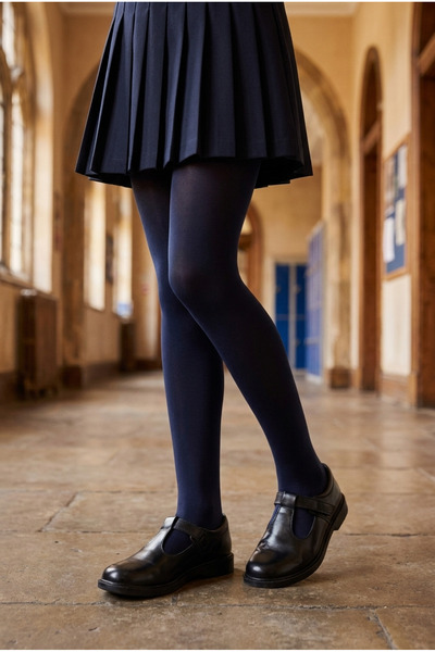 Katia&Bony Girl's Mousse Pantyhose Navy Blue
