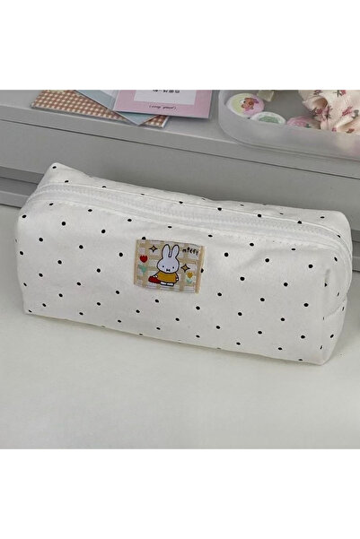 Choice Stationery bag Miffy Pencil Case High Color Value Cartoon Printed Larg...