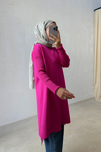 Ka Hijab Mira Mercerized Hijab Tunic - Fuchsia