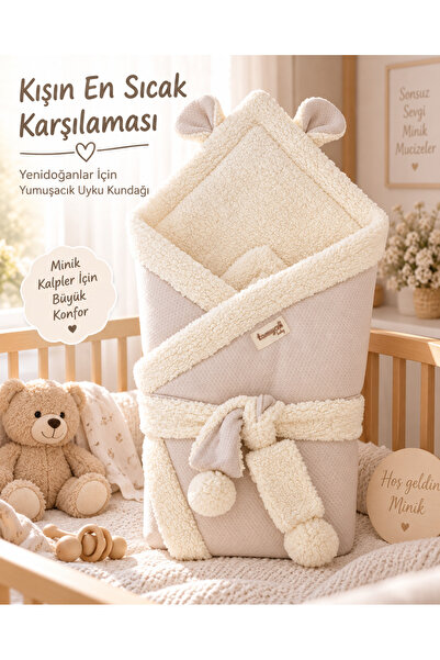 Tomuycuk Winter Thick Baby Blanket 100% Cotton Natural Organic Sleep Swaddle ...