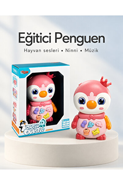 Ucuzuna Bak Işıklı ve Müzikli Kutulu Penguen Bebek Piyanosu