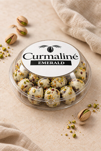 Curmaline Praline artizanale cu fistic și curmale, 16 bucăți - EMERALD