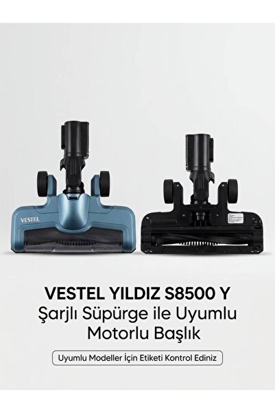 Vestel YILDIZ S 8500 YEŞİL ŞARJLI SÜPÜRGE TURBO EMİCİ BAŞLIK 43229519 ORİJİNAL