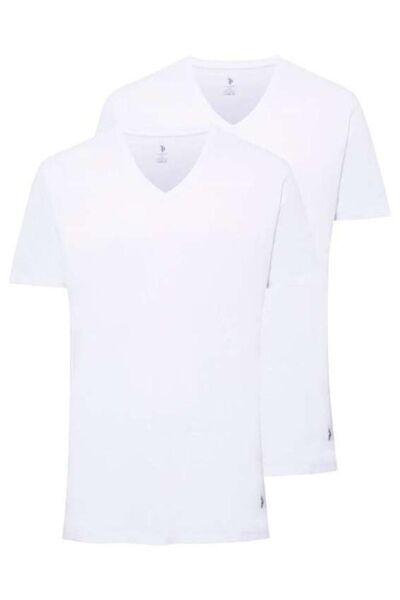 U.S. Polo Assn. US Polo AssnMen's 2-Piece Round Neck Undershirt A.8ST.0RA.1PL...
