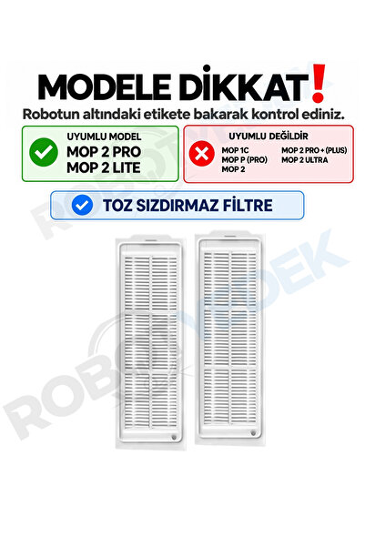 robotyedek 2 filtre Hepa compatibile cu Xiaomi Mop 2 Pro Mjst1shw