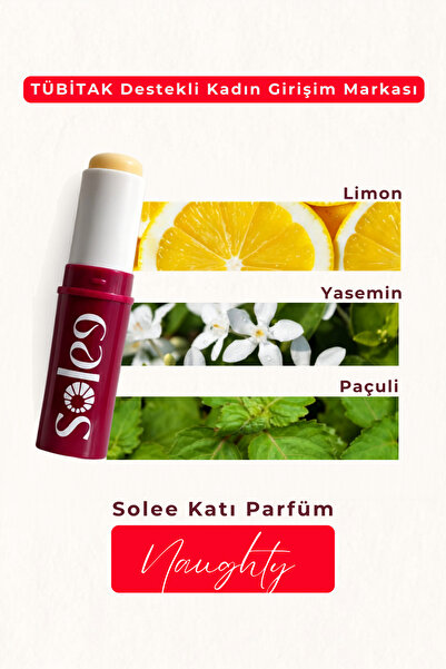 soleecosmetics Naughty- Kadın Katı Parfüm |Yeni Nesil Parfüm |Kalıcılığı Artt...