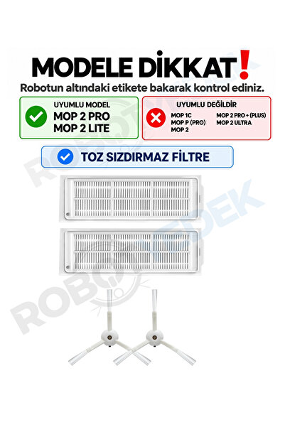 robotyedek Xiaomi Mop 2 Pro (ALB) Mjst1shw Filtru Hepa de rezervă compatibil ...