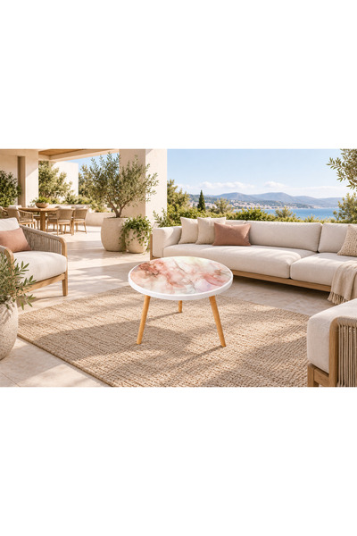 Boyut “Pastel Breeze Collection: 3 Ayaklı Modern Sehpa”