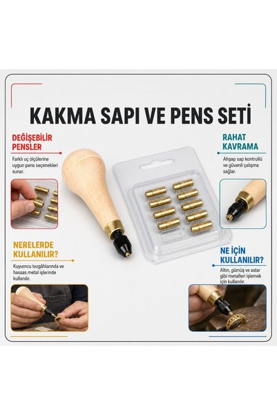 Torna Türk Kakma Sapı Sıyırma Kolu