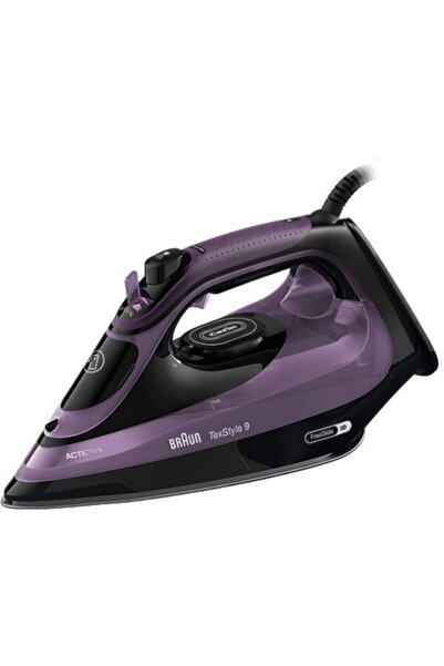 Braun TexStyle 9 SI9661VI iron, 3100W, 250g/min steam jet, variable steam, El...