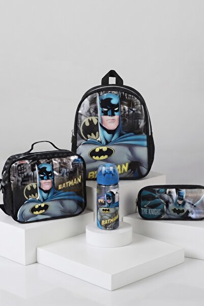 Batman LİSANSLI TEK BÖLMELİ KÜÇÜK BOY 32 CM ANAOKUL,BESLENME VE KALEM ÇANTASI...