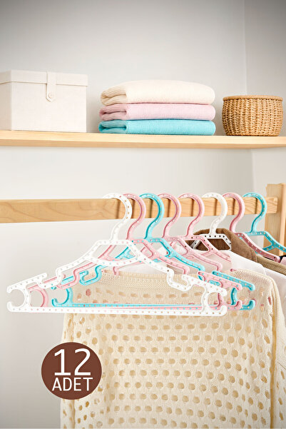 Beray 12 Pieces Mega Hanger Clothes Hanger - Mixed Color
