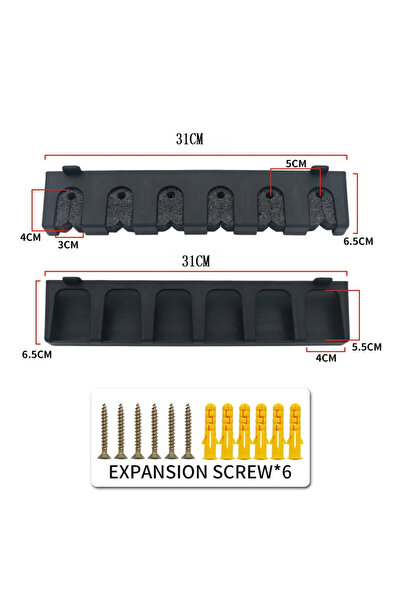 Choice Sponge Vertical 1Pcs Fishing Rod Storage Rack 6 Holes Wall-mounted Fis...