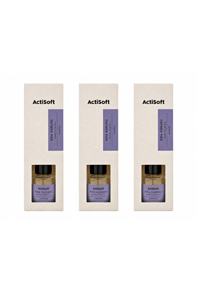 actisoft Lavanta Kokulu Oda Kokusu Bambu Lavanta 100 ml X 3 Adet