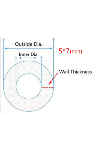 Choice4 5 Meters 5x7 mm 5 Meters Transparent Food Grade Silicone Tube 2 4 6 8...
