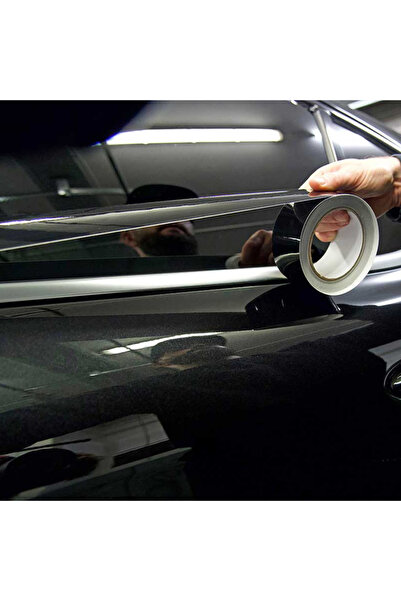 Choice 5X300 CM Glossy Black 3/5/7/10CM Vinyl Car Stickers Glossy Black Wrap ...