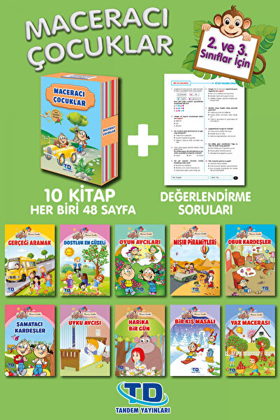 Tandem Yayınları 2. Ve 3. Sınıf Maceracı Çocuklar Dizisi (10 KİTAP TAKIM)
