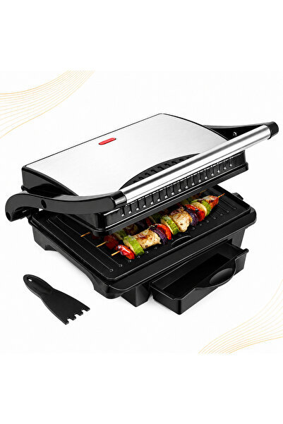 Sofia Concept Grătar multifuncțional Hett 4 în 1, 1000W, Aparat de sandvișuri...