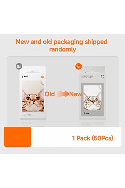 choice2 MIJIA 1 Pack 50 PCS Mijia ZINK Pocket Photo Paper 3Inch Self-Adhesive...