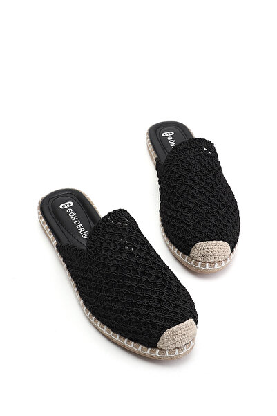 GÖNDERİ(R) Women's Black Closed Toe Daily Slippers