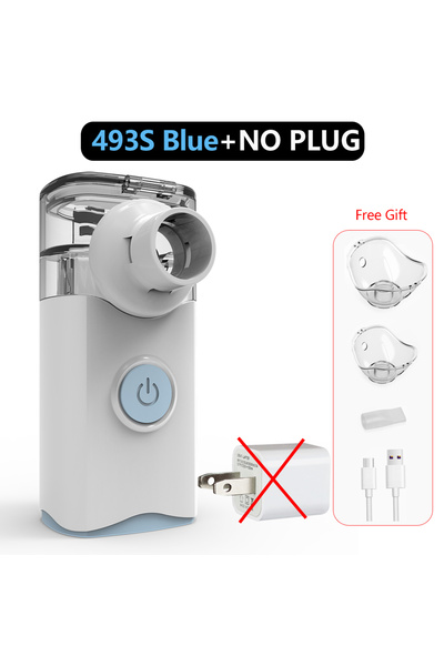 Choice1 493S blue-NO Kids-Friendly Handheld Nebulizer - Portable Autoclean Si...