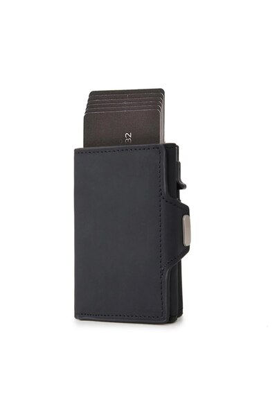 Choice Black Rfid Carbon Fiber Card Holder Men Wallets Slim Thin Coin Pocket ...