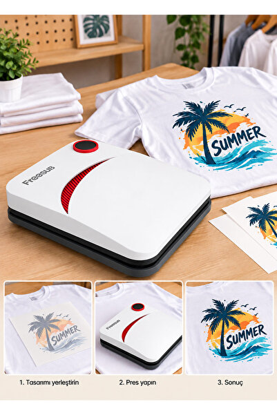 Digitronix Freesub F1210 Tişört Transfer Baskı Presi 25X30