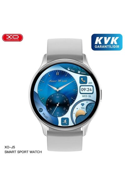 Xo J5 Akıllı Saat,1.43 inç AMOLED Ekran,Nabız Ölçer,Spor Takibi,260mAh,BT 5.0...