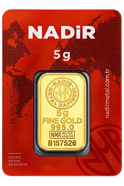 Tuğrul Kuyumculuk 5 Gram Külçe Gram Altın 24 Ayar